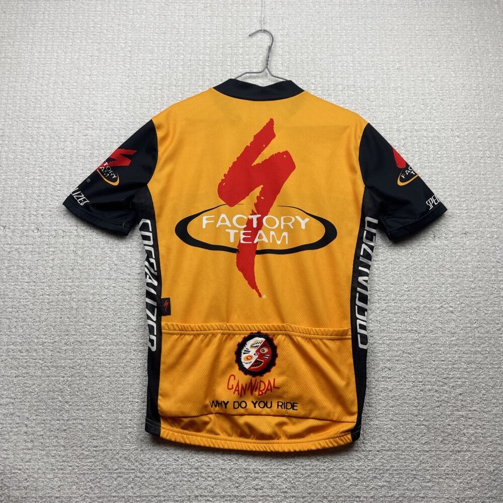 VTG Specialized x Factory Team Cycling Jersey Short Sleeve Performance Sz L